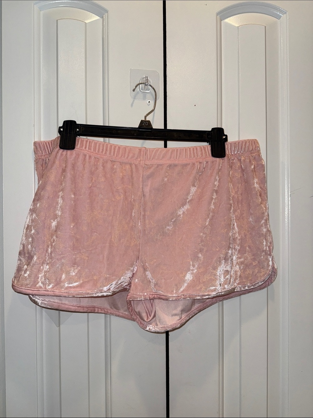 Pink Velvet Lounge Shorts